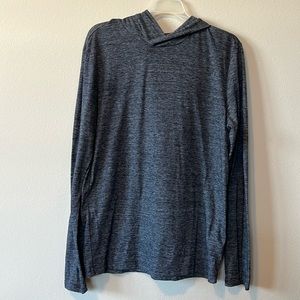 Banana Republic Lightweight Hoodie Mens size medium. Blue/grey color